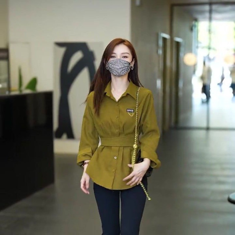 Formal Wear For Women Xl - 女性の長袖シャツ,オフィスの服,フォーマルなドレス,仕事用のボタン付き,春と秋の服,xl
