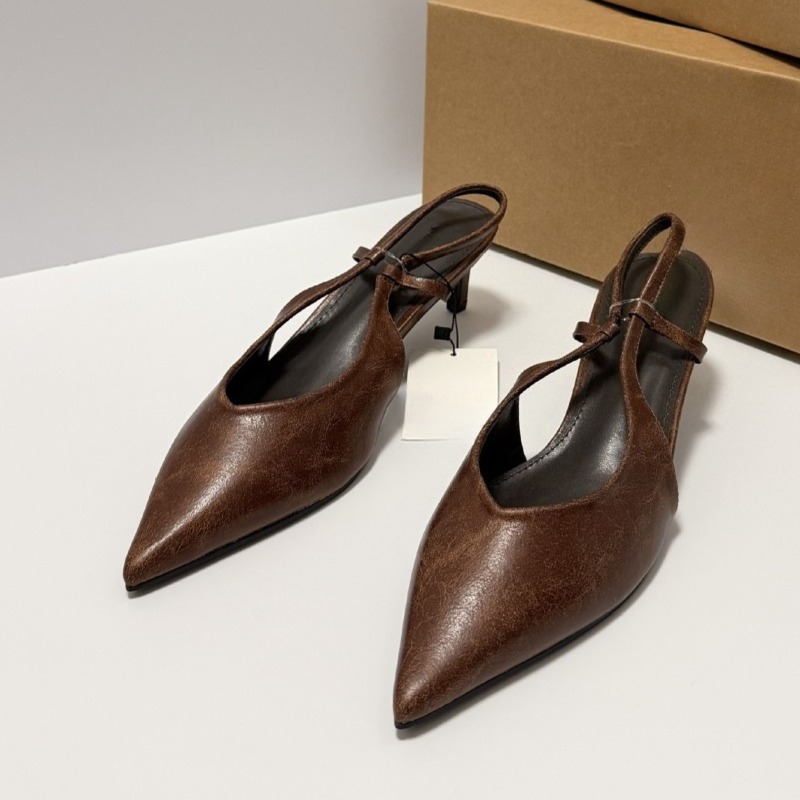 子猫ヒール夏の女性のドレスサンダルヴィンテージブラウンセクシ - Kitten Heel Women のレビューと価格