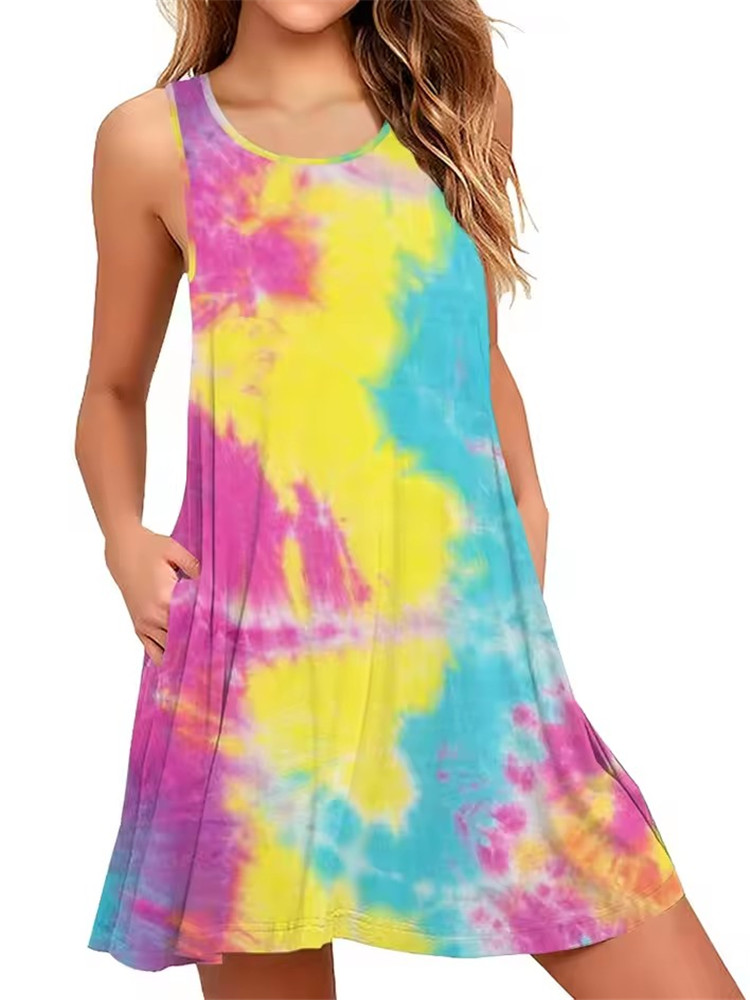 9XLプラスサイズ サマードレス ゆったり 花柄 植物柄 3 - Shift Dress Sleeveless のレビューと価格