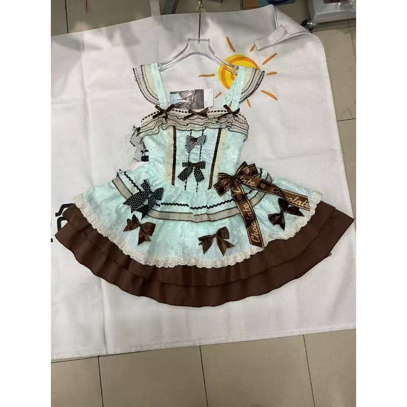 甘い日本の素敵な JK ドレスセット女性かわいいリボンノース - Shift Dress Sleeveless のレビューと価格