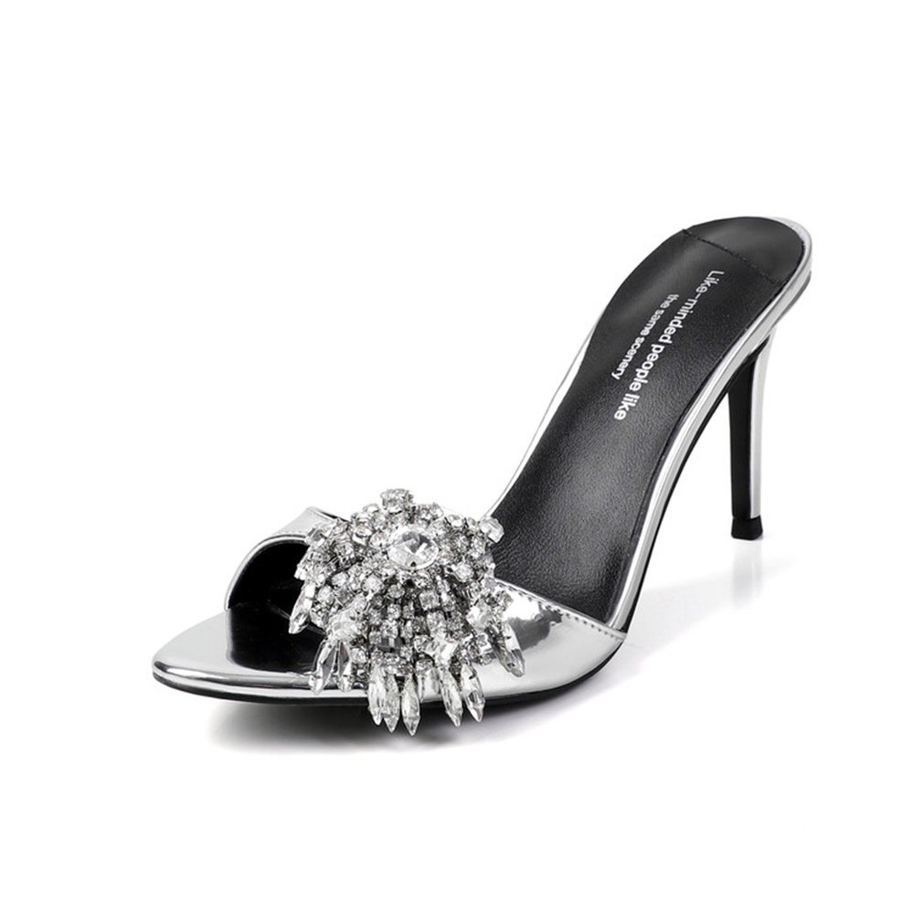 本革の女性のファッショナブルな夏オープントゥスリムヒールハイ - Women Formal Wear Heels のレビューと価格