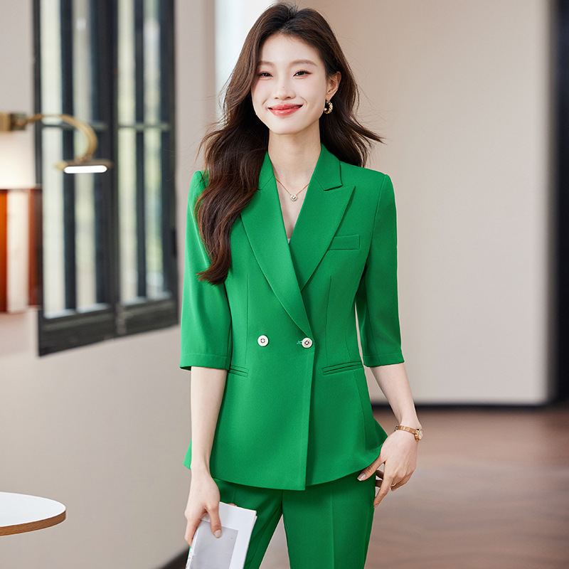 レディースミッドスリーブブレザー、春夏薄手スタイル2025新 - High End Women'S Formal Wear のレビューと価格