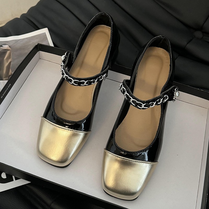2026年 パールクラスプ 厚底ハイヒール ブラック ホワイ - Women Formal Wear Heels のレビューと価格