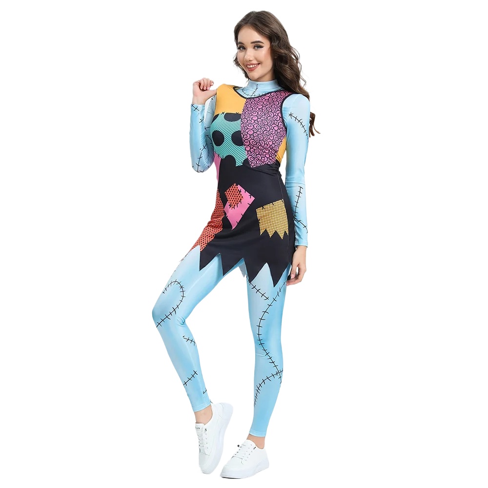 ハロウィンアニメ映画サリーコスプレドレスパーティーコスチュー - Shift Dress Sleeveless のレビューと価格
