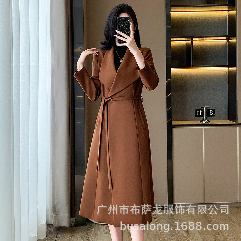 2025年秋冬新作レディース トレンチコート、ヨーロッパスタ - High End Women'S Formal Wear のレビューと価格