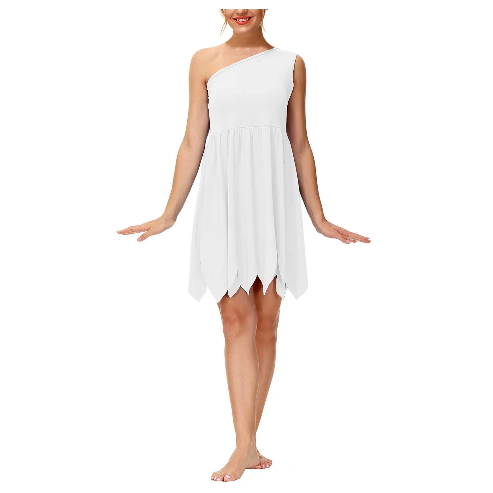 コスプレ ウィルマ・フリントストーン コスチューム レディー - Shift Dress Sleeveless のレビューと価格
