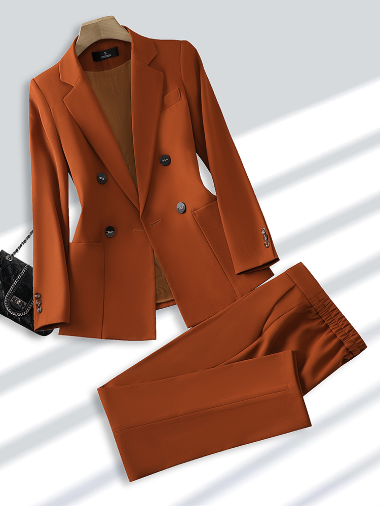 女性のためのブレザーとズボンのスーツ、オフィス、ビジネス、仕 - Women Formal Wear Winter のレビューと価格