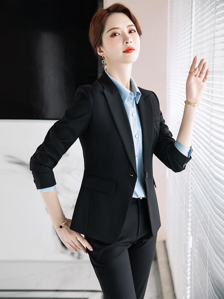 グレースーツセット 女性用 春秋 ハイエンド ホテルマネージ - High End Women'S Formal Wear のレビューと価格