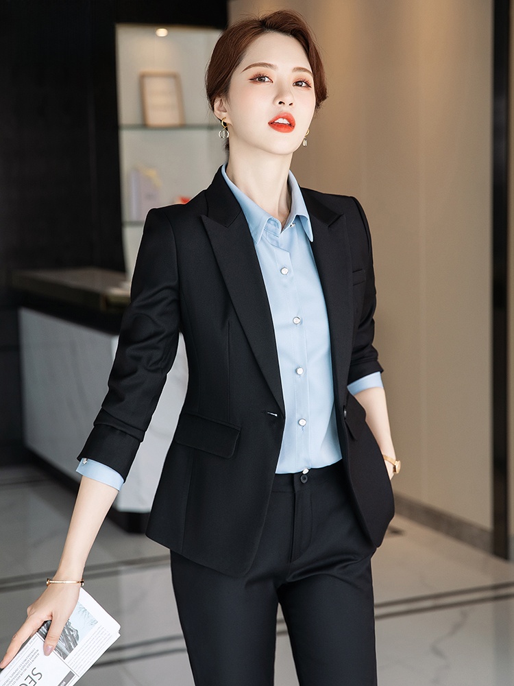グレースーツセット 女性用 春秋 ハイエンド ホテルマネージ - High End Women'S Formal Wear のレビューと価格