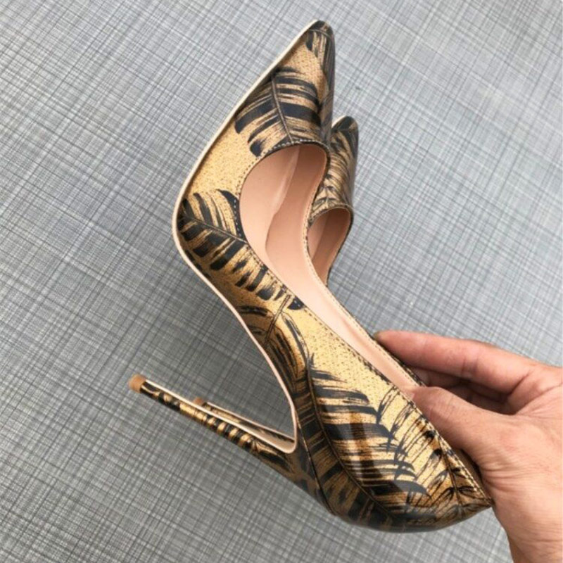 Veowalk レディース メタリック ゴールド パターン  - Women Formal Wear Heels のレビューと価格