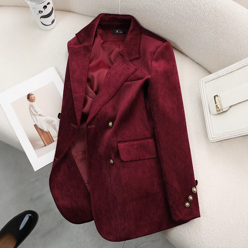 ファッションレディースブレザーコート女性長袖ビジネスワークウ - Women Formal Wear Winter のレビューと価格