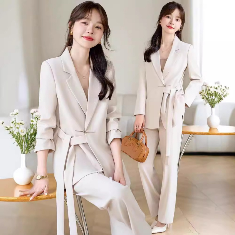 女性用高級スーツセット、春と秋の新しいプロフェッショナルフォ - High End Women'S Formal Wear のレビューと価格