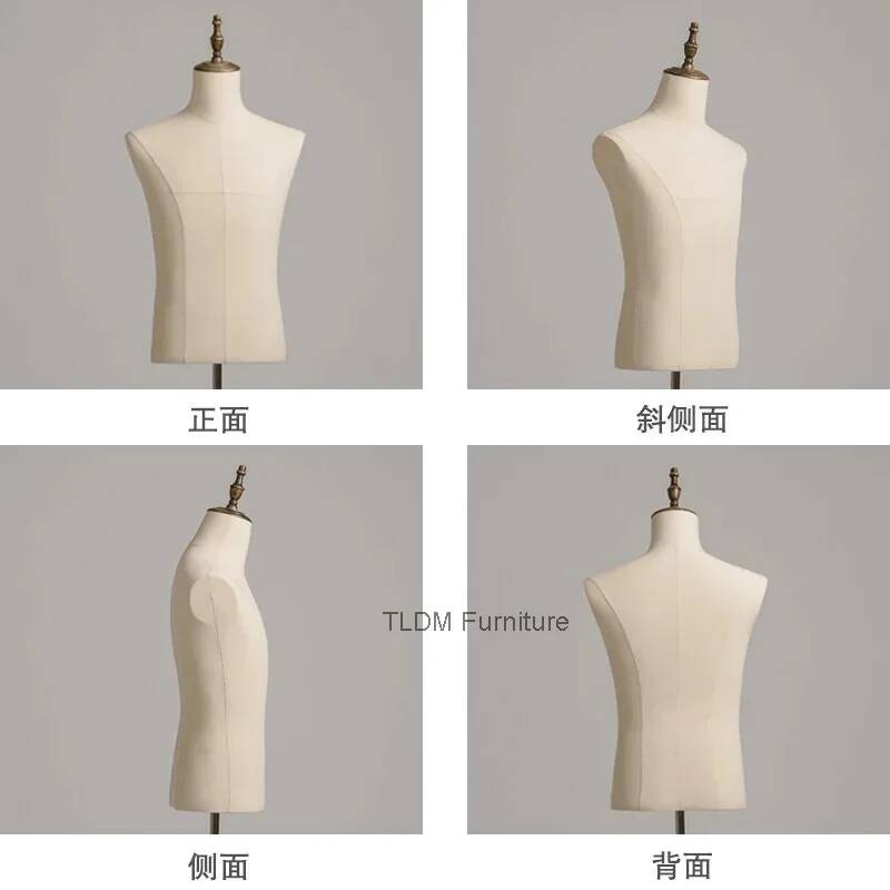 フォーマルで上品な厚手生地のスーツ、男性用ハーフマネキンとマ - Women Formal Wear Shop のレビューと価格