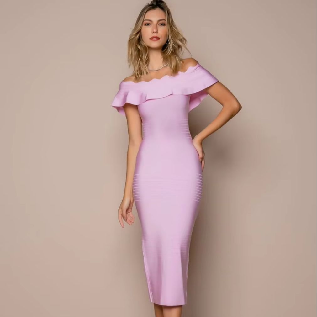 HQBORY 夏の女性のロング丈包帯スプリット品質エレガント - Formal Wear For Women Xl のレビューと価格