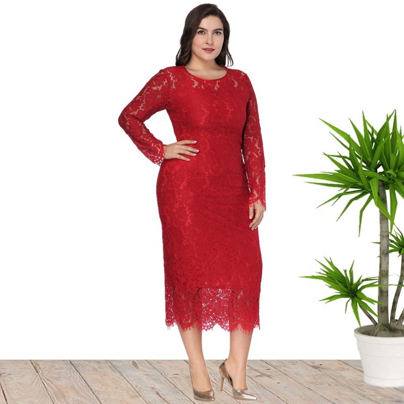 女性のためのエレガントなアフリカのドレス,長袖,レース,大き - Formal Wear For Women Xl のレビューと価格