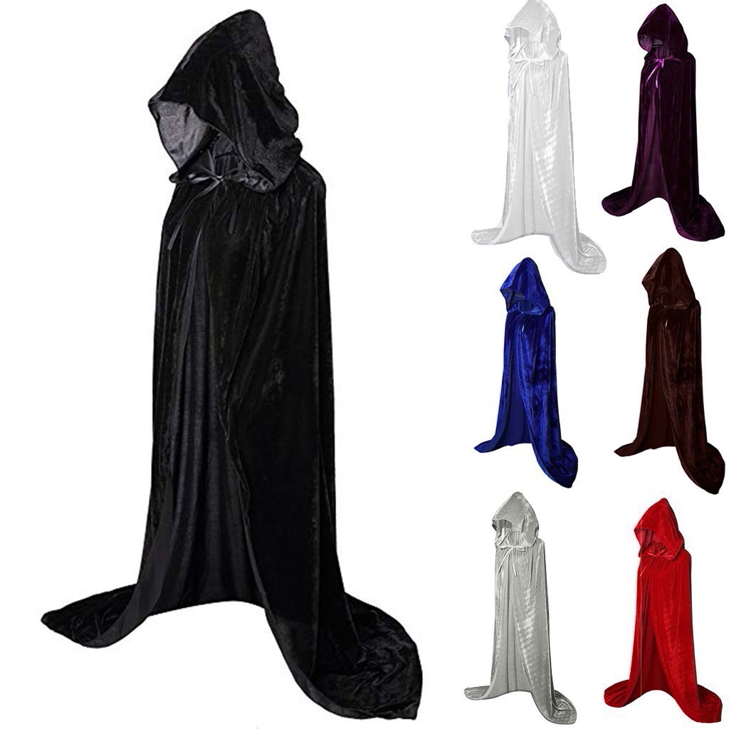 ハロウィーンのためのフード付きケープ,赤,黒,白,赤,コーヒ - Formal Wear For Women Xl のレビューと価格
