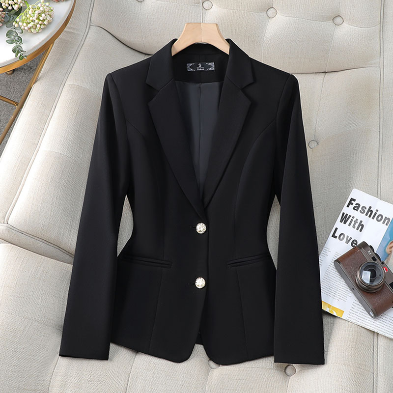 新しいファッション女性フォーマルブレザーレディースシングルブ - Women Formal Wear Winter のレビューと価格