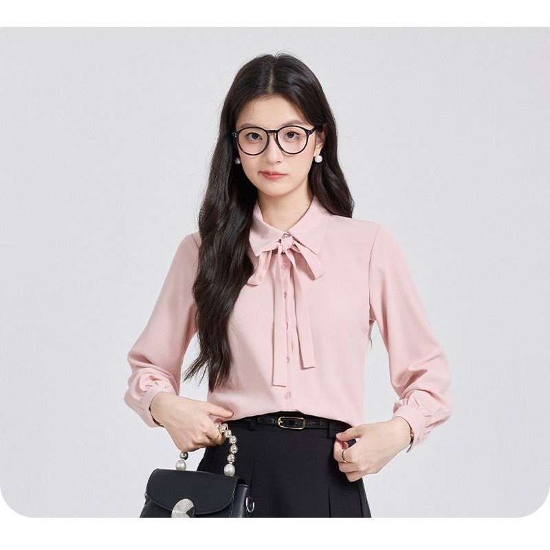 ピンクシフォンシャツ レディース 新品 プロフェッショナルセ - High End Women'S Formal Wear のレビューと価格